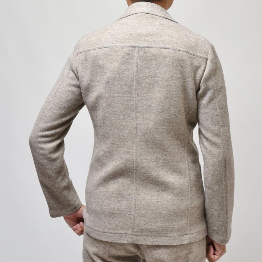 T-JACKET（ティージャケット）ウールコットンメランジフランネルジャージ2Bジャケット 70210007 17026000065 |  | 03