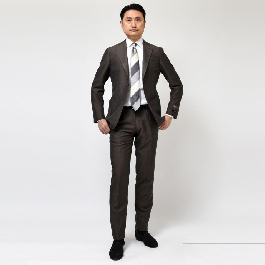 guji（グジ）ウールリネンソリッド3Bジャケット (MADE BY RING JACKET