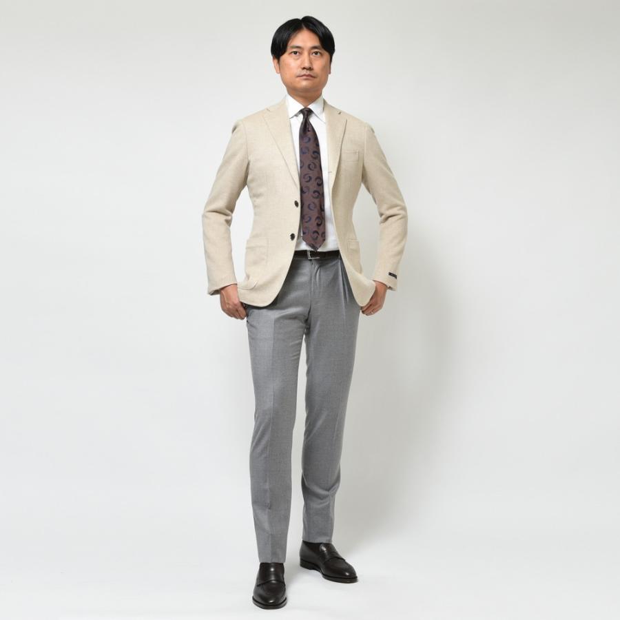 【SALE30％】guji（グジ）カシミアフランネル3Bジャケット GUJ-02F（MADE BY RING JACKET / LoroPianaファブリック使用)【秋/冬】17032200028の画像