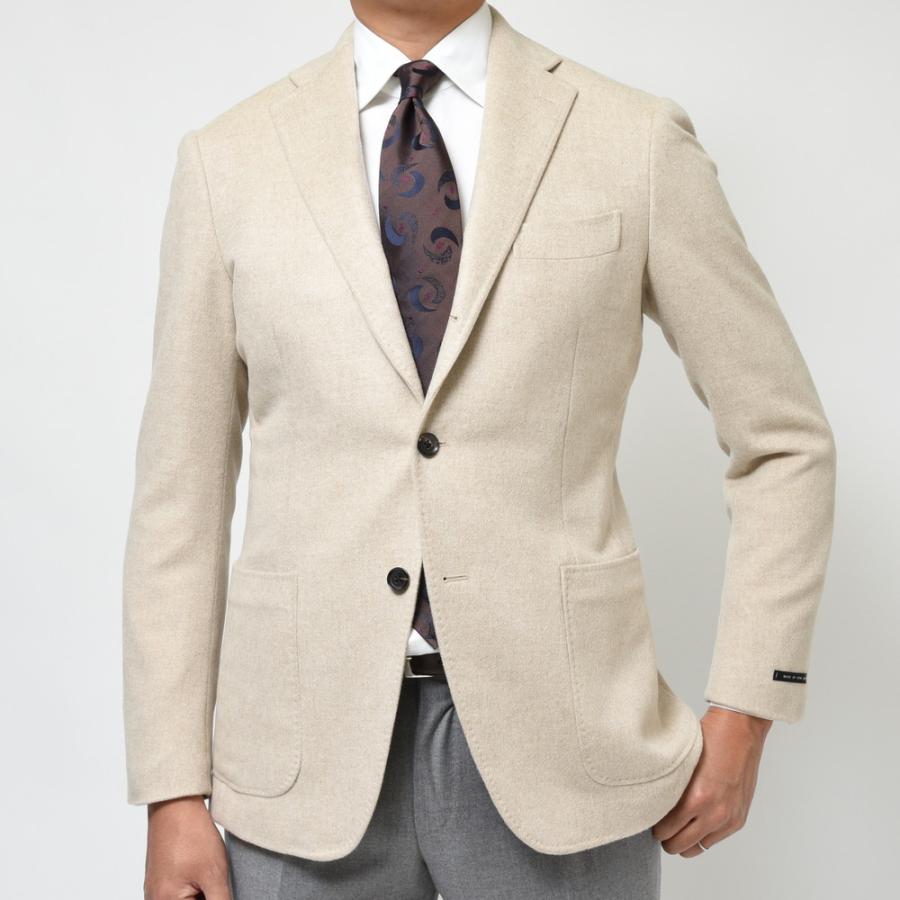 【SALE30％】guji（グジ）カシミアフランネル3Bジャケット GUJ-02F（MADE BY RING JACKET / LoroPianaファブリック使用)【秋/冬】17032200028の画像