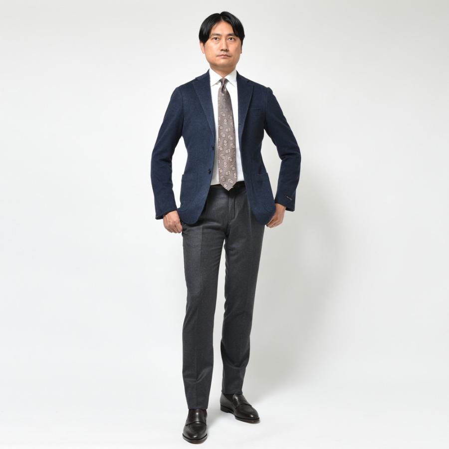 【SALE30％】guji（グジ）カシミアフランネル3Bジャケット GUJ-02F（MADE BY RING JACKET / LoroPianaファブリック使用)【秋/冬】17032200028の画像