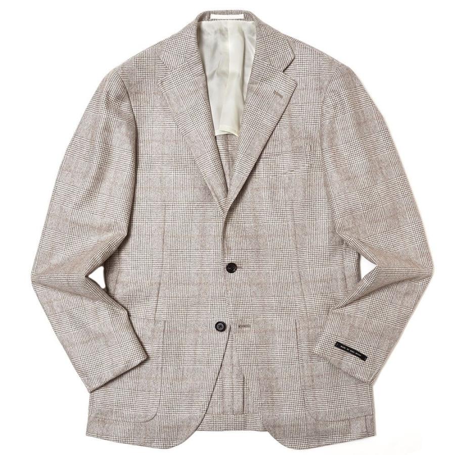guji(グジ)アンダイドカシミアサキソニーグレンチェック3B guji(グジ)アンダイドカシミアサキソニーグレンチェック3B