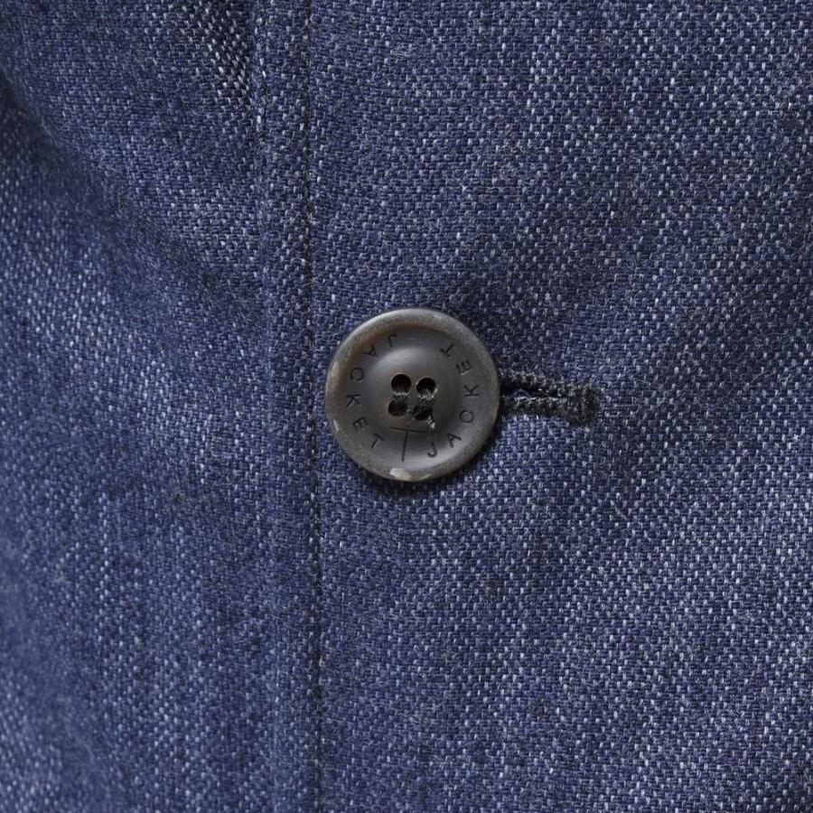 T-JACKET（ティージャケット）ストレッチデニムライクコットンリネン4Bダブルジャケット 81010008 17035000065 |  | 06