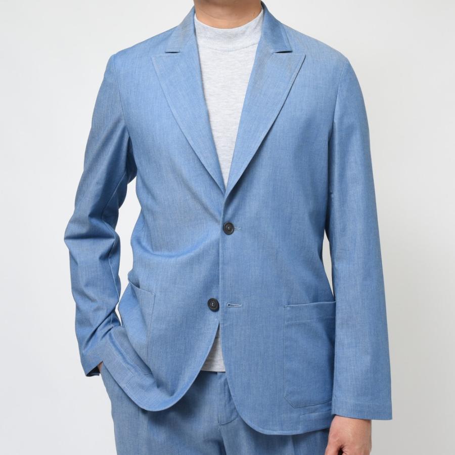 T-JACKET（ティージャケット）ストレッチライトデニム2Bジャケット 82310004 17035004065 |  | 02