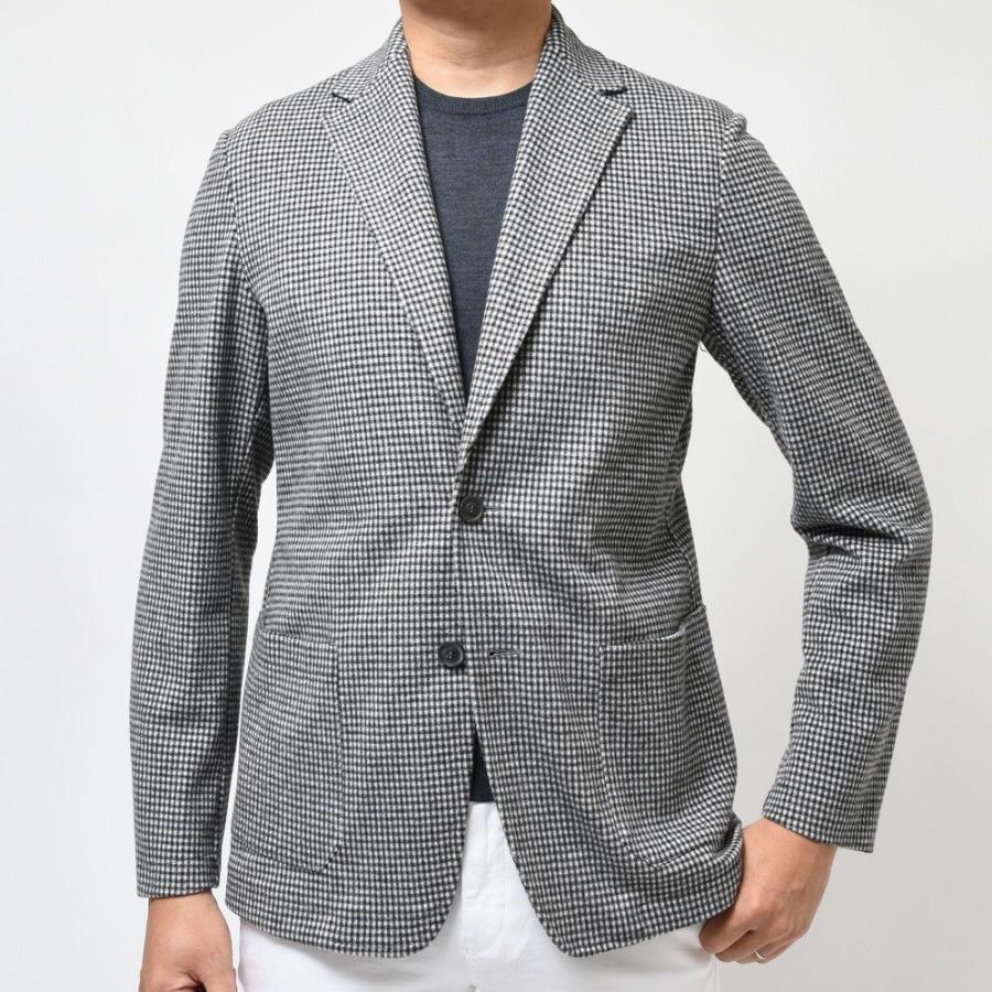 T-JACKET（ティージャケット）ポリレーヨンジャージハウンドトゥース2Bジャケット 12010005 17036000065 |  | 02