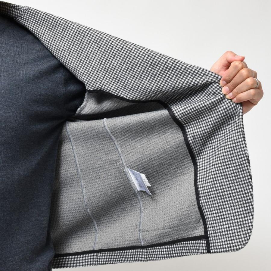 T-JACKET（ティージャケット）ポリレーヨンジャージハウンドトゥース2Bジャケット 12010005 17036000065 |  | 07