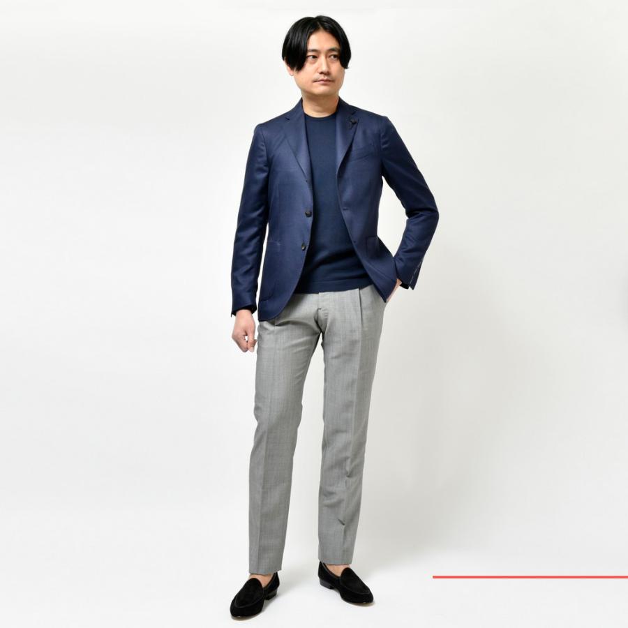 【SALE40％】LARDINI（ラルディーニ）ADVANCEアドヴァンス カシミアウールシルクギャバジン3Bジャケット JZ6000AQ69/EQSK62529 17041001109の画像