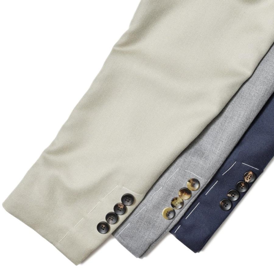 【SALE40％】LARDINI（ラルディーニ）ADVANCEアドヴァンス カシミアウールシルクギャバジン3Bジャケット JZ6000AQ69/EQSK62529 17041001109の画像