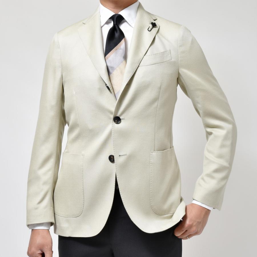 【SALE40％】LARDINI（ラルディーニ）ADVANCEアドヴァンス カシミアウールシルクギャバジン3Bジャケット JZ6000AQ69/EQSK62529 17041001109の画像