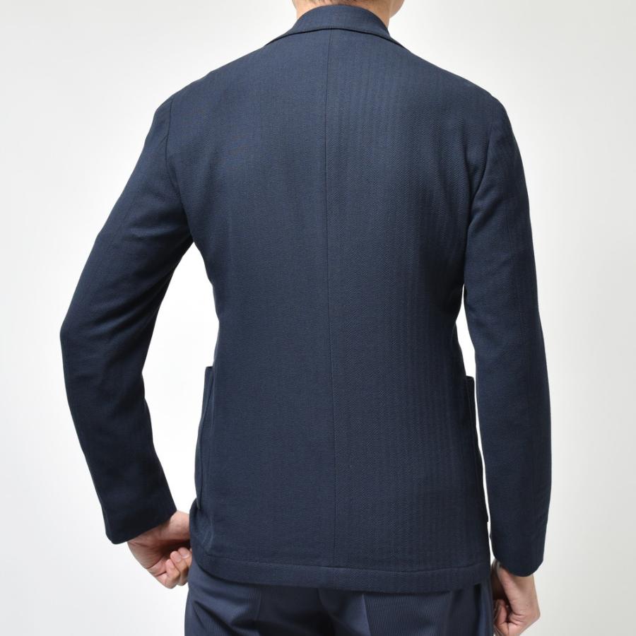 【SALE40％】LARDINI（ラルディーニ）IZUMOイズモ ウールポリコットンへインボーンライトウェイトシャツジャケット JZIZUMO/EQSK62509 17041002109の画像