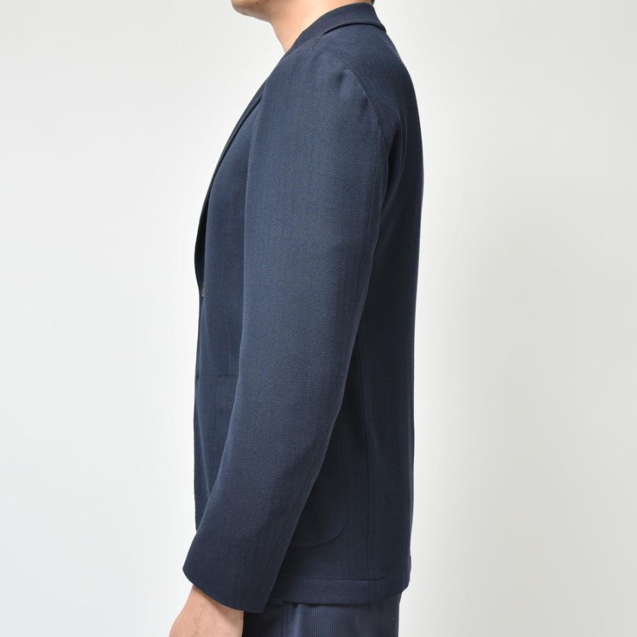 【SALE40％】LARDINI（ラルディーニ）IZUMOイズモ ウールポリコットンへインボーンライトウェイトシャツジャケット JZIZUMO/EQSK62509 17041002109の画像