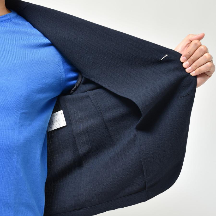 【SALE40％】LARDINI（ラルディーニ）IZUMOイズモ ウールポリコットンへインボーンライトウェイトシャツジャケット JZIZUMO/EQSK62509 17041002109の画像