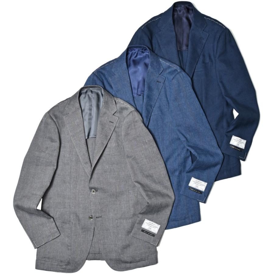 RING JACKET ヘリンボーンジャケット リネン セットアップ guji（グジ