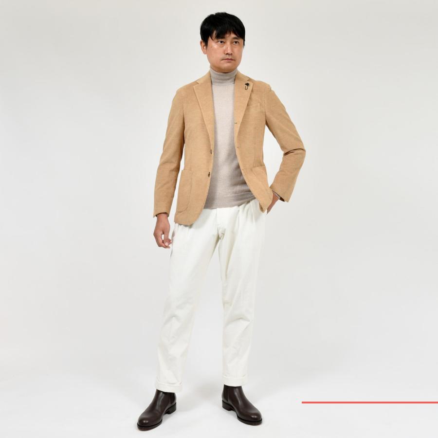 LARDINI（ラルディーニ）ADVANCEアドヴァンス コットンアルパカコーデュロイ3Bジャケット JA6000AQ/IVSF63503 17042002109の画像