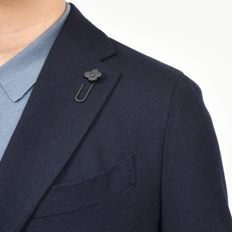 LARDINI（ラルディーニ）ADVANCEアドヴァンス ウールカシミアナイロンライトツィード3Bジャケット JA6000AQ/IVSF63512 17042003109の画像