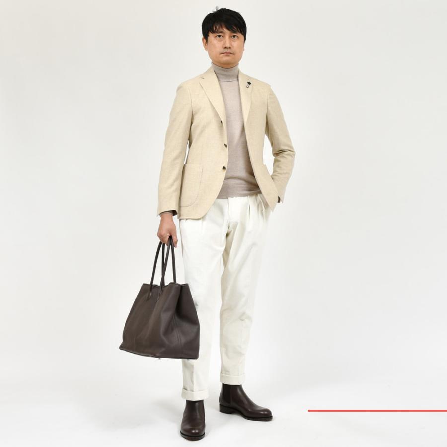 LARDINI（ラルディーニ）ADVANCEアドヴァンス ウールカシミアナイロンライトツィード3Bジャケット JA6000AQ/IVSF63512 17042003109の画像