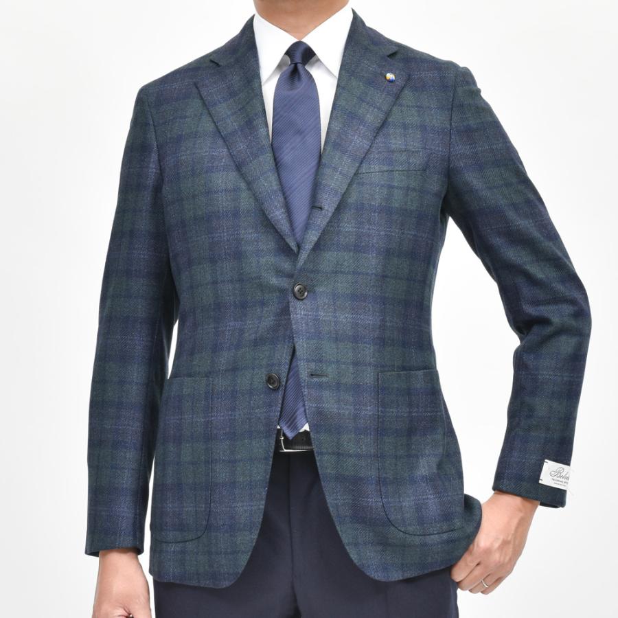 Belvest(ベルベスト)ウールカシミアシルクブラックウォッチ3B Belvest(ベルベスト)ウールカシミアシルクブラックウォッチ3B