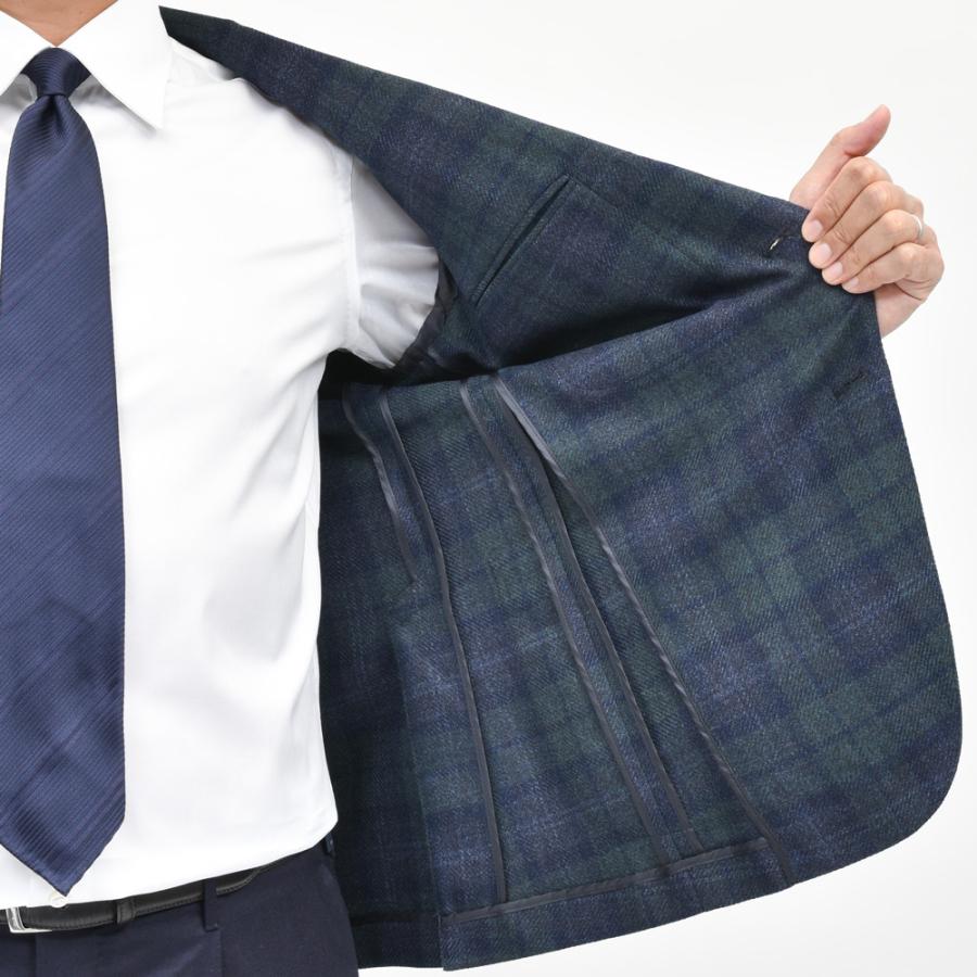 Belvest(ベルベスト)ウールカシミアシルクブラックウォッチ3B Belvest(ベルベスト)ウールカシミアシルクブラックウォッチ3B