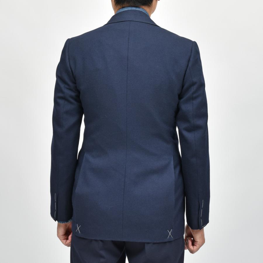 HUSBANDS（ハズバンズ）ウールツイル6Bダブルブレザー VEDB WOBL 