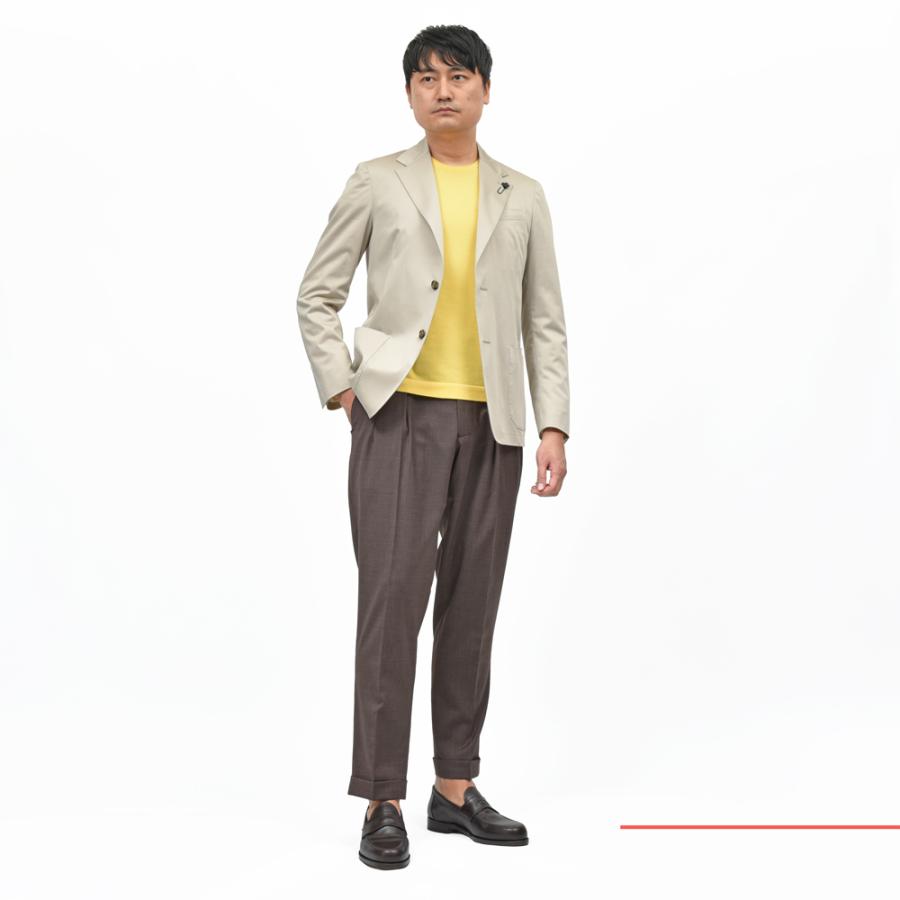 LARDINI（ラルディーニ）ROMAローマ ストレッチコットンサテン2Bジャケット 6200Q/IF64402 17051001109の画像