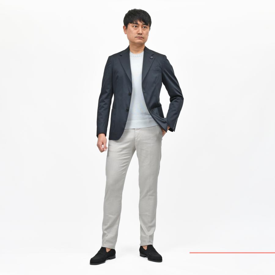 LARDINI（ラルディーニ）ROMAローマ ストレッチコットンサテン2Bジャケット 6200Q/IF64402 17051001109の画像