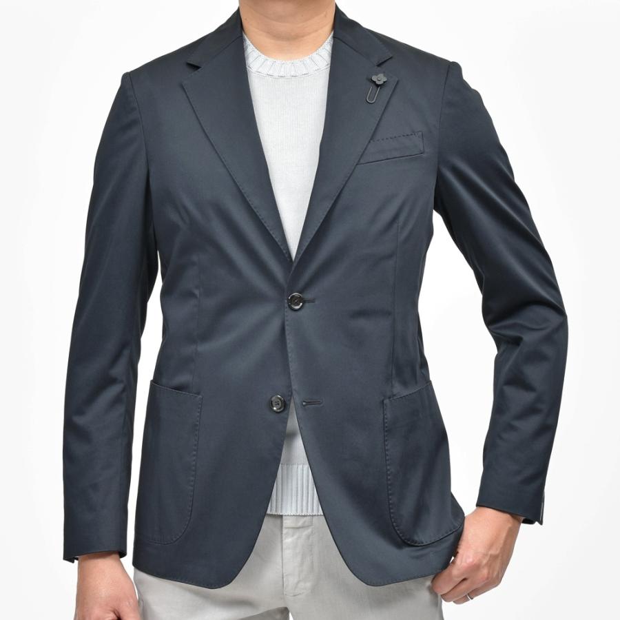 LARDINI（ラルディーニ）ROMAローマ ストレッチコットンサテン2Bジャケット 6200Q/IF64402 17051001109の画像