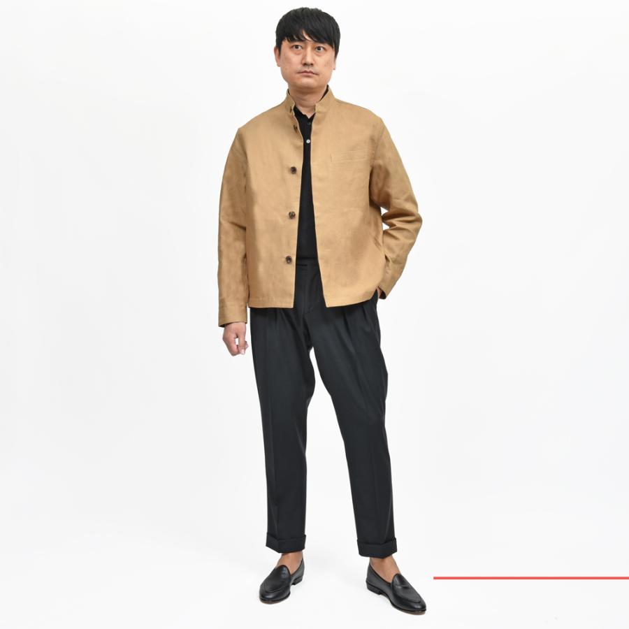 CARUSO（カルーゾ）OVERSHIRTオーバーシャツ アイリッシュリネン 