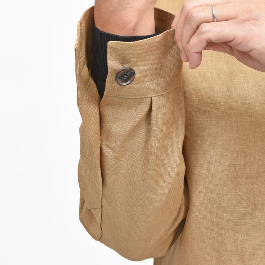 CARUSO（カルーゾ）OVERSHIRTオーバーシャツ アイリッシュリネン 