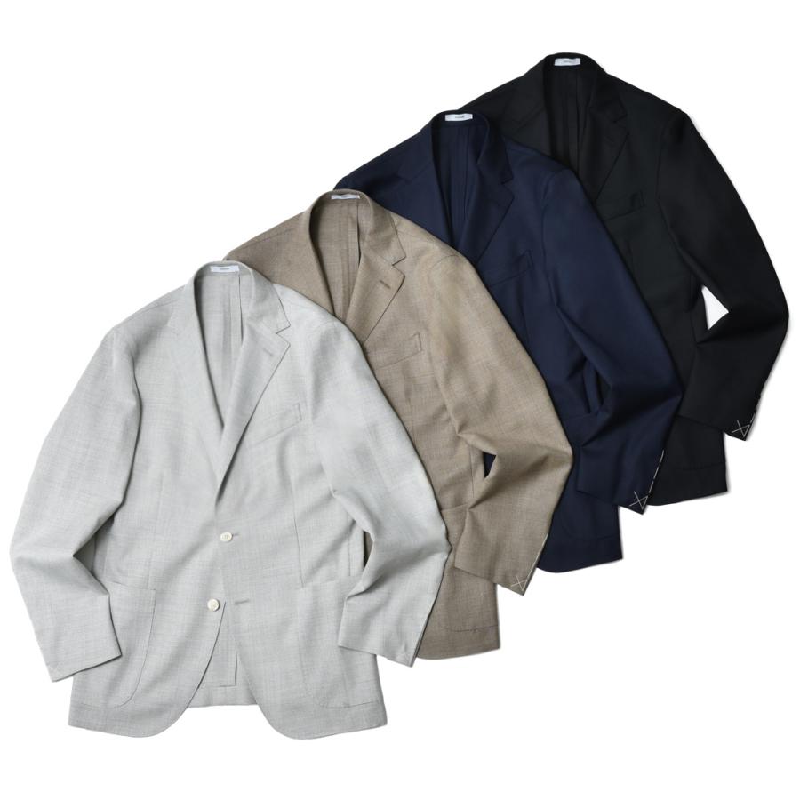 ウールシルク✨】BOGLIOLI DOVER セットアップスーツ 46 グレー BOGLIOLI