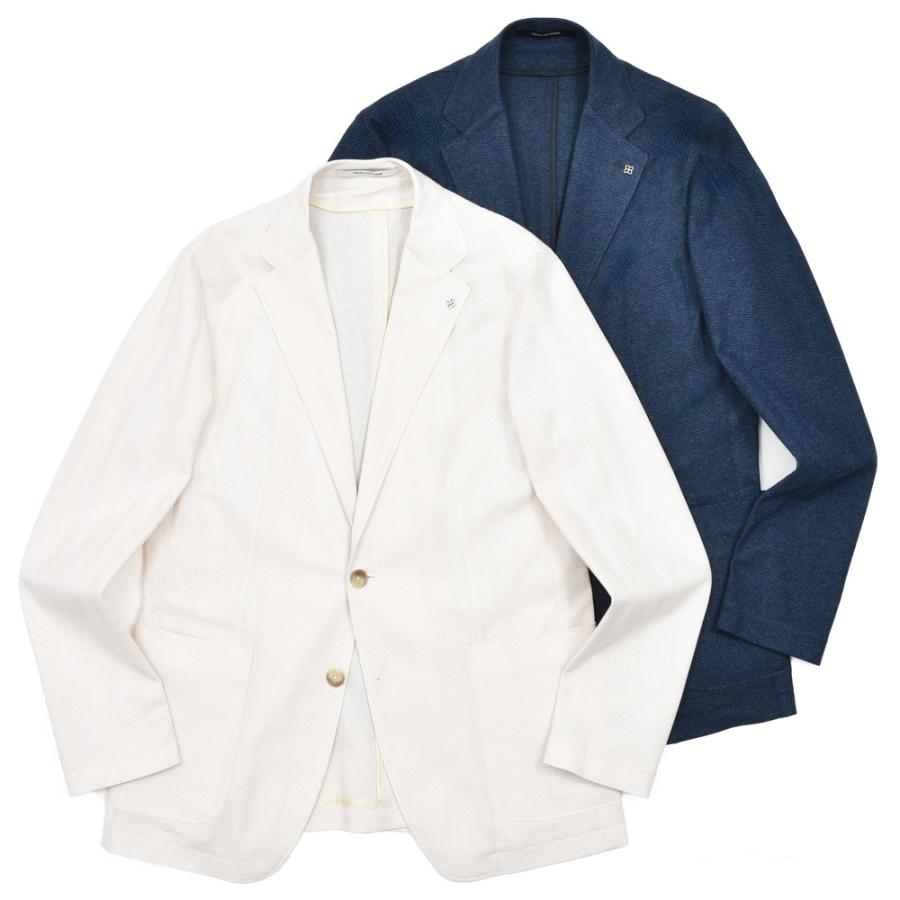 タリアトーレ / ウール&リネン メッシュ 2B ジャケット 46本切羽美品