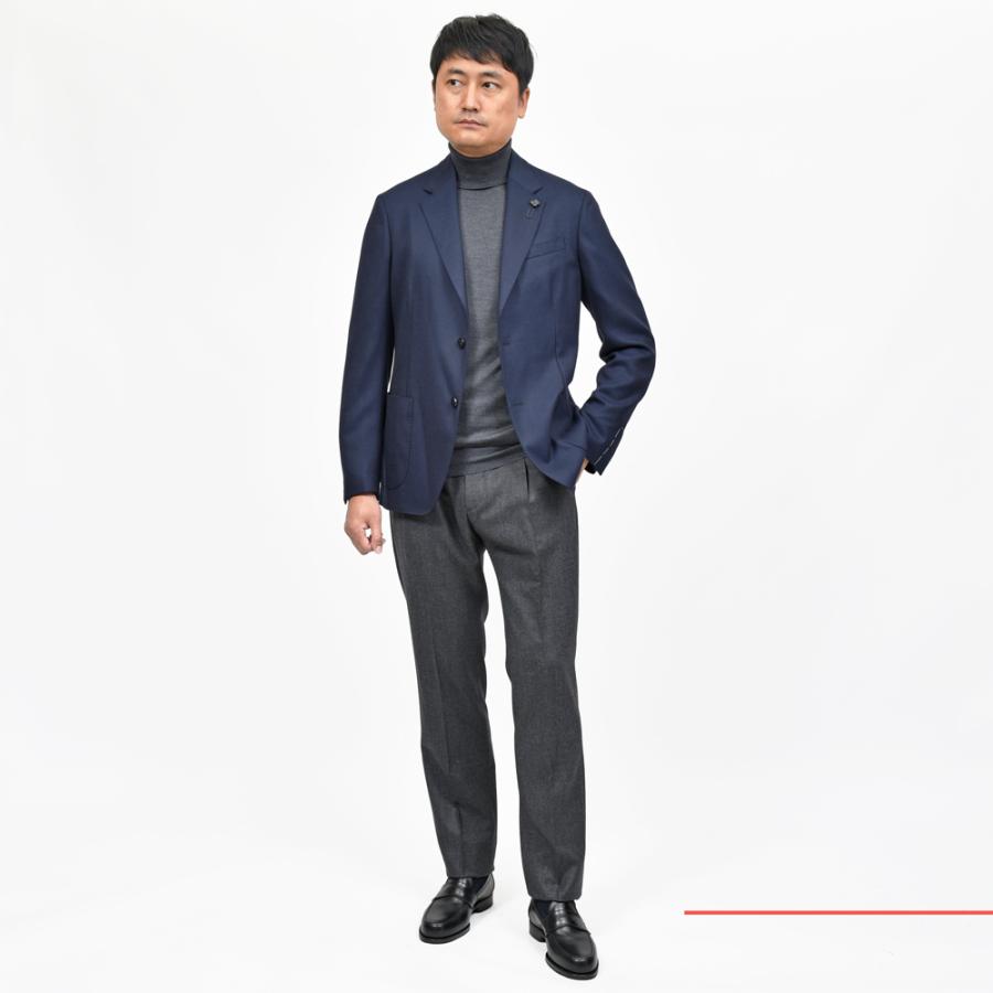 LARDINI（ラルディーニ）ROMAローマ ウールホップサック2Bジャケット CNJ6202Q/CN64504 17052000109の画像