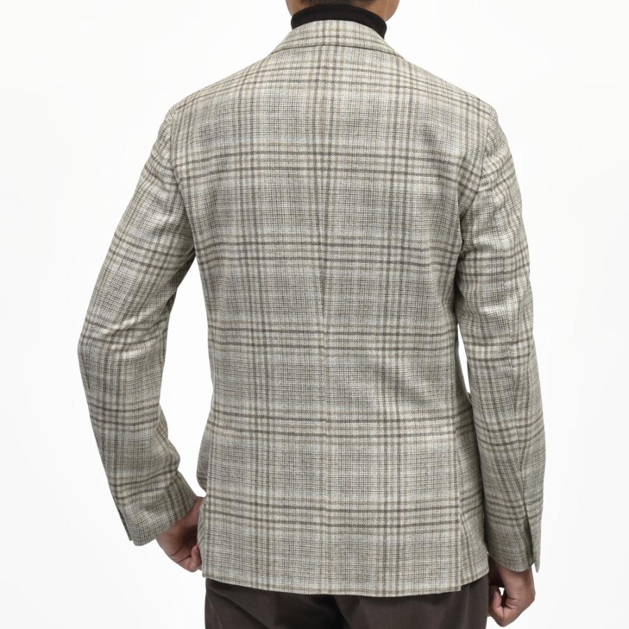 LARDINI（ラルディーニ）ROMAローマ ウールカシミアライトツィードオーバーチェック2Bジャケット CNJ6202Q/AAIF65517 17052006109の画像