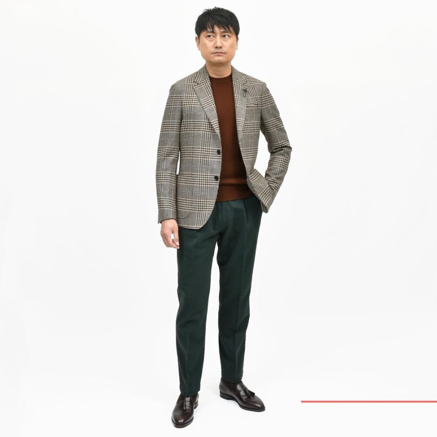 LARDINI（ラルディーニ）ROMAローマ ウールカシミアライトツィードオーバーチェック2Bジャケット CNJ6202Q/AAIF65517 17052006109の画像