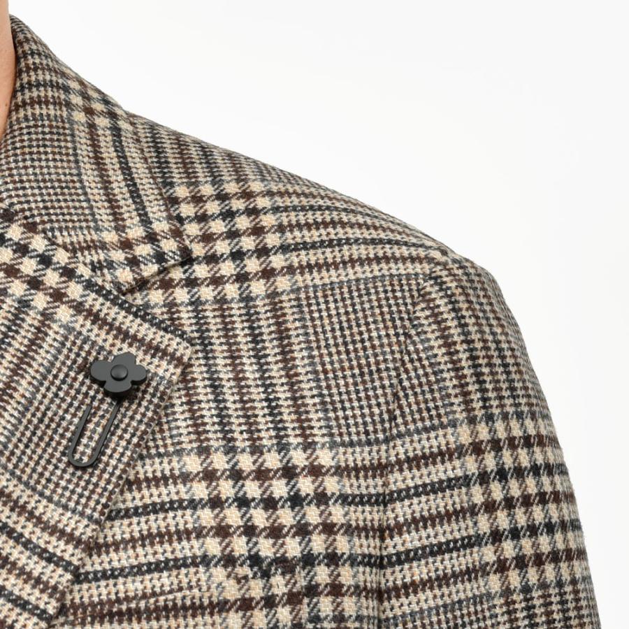 LARDINI（ラルディーニ）ROMAローマ ウールカシミアライトツィードオーバーチェック2Bジャケット CNJ6202Q/AAIF65517 17052006109の画像