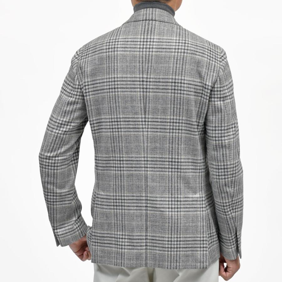 LARDINI（ラルディーニ）ROMAローマ ウールカシミアライトツィードオーバーチェック2Bジャケット CNJ6202Q/AAIF65517 17052006109の画像