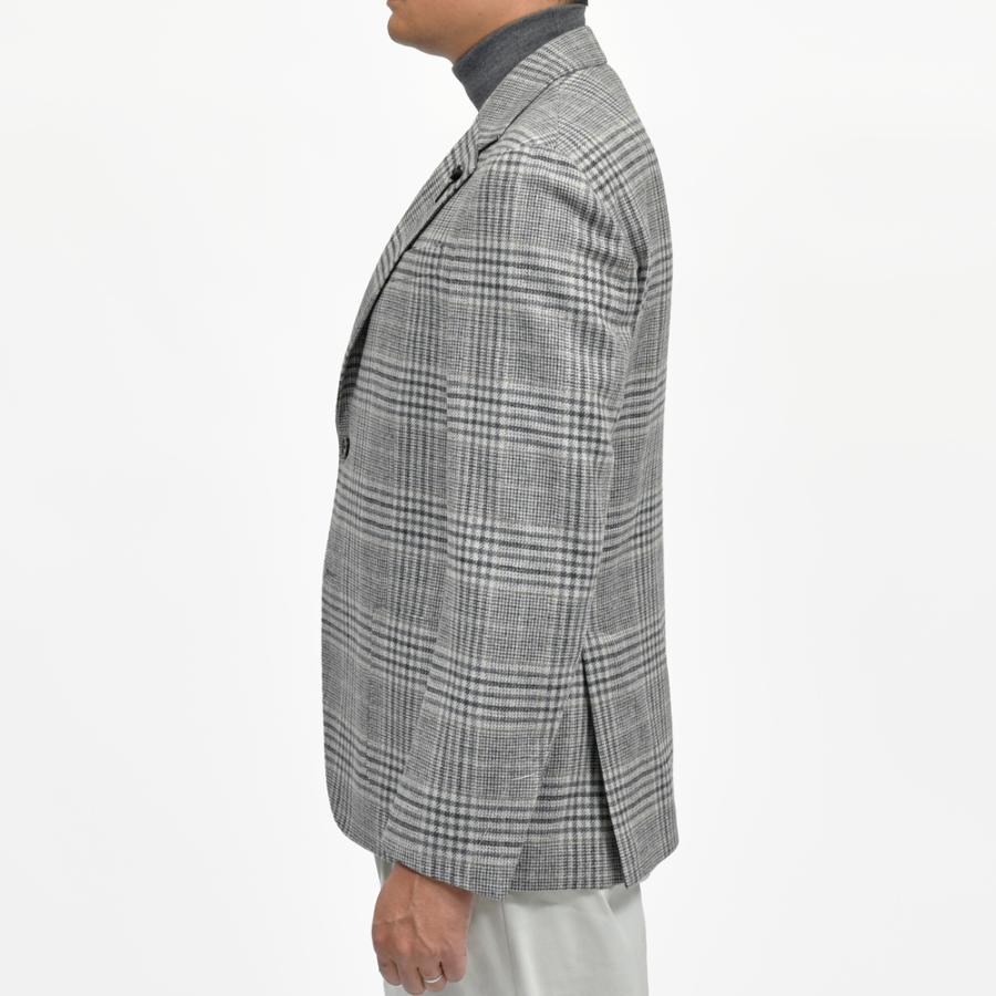 LARDINI（ラルディーニ）ROMAローマ ウールカシミアライトツィードオーバーチェック2Bジャケット CNJ6202Q/AAIF65517 17052006109の画像