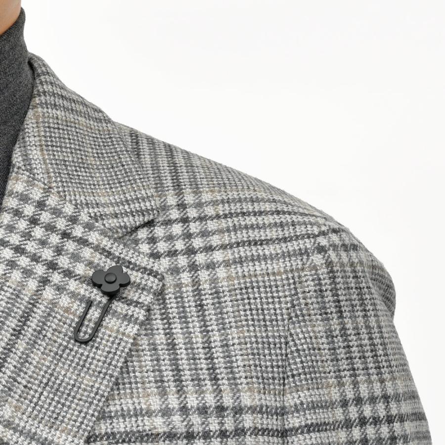 LARDINI（ラルディーニ）ROMAローマ ウールカシミアライトツィードオーバーチェック2Bジャケット CNJ6202Q/AAIF65517 17052006109の画像