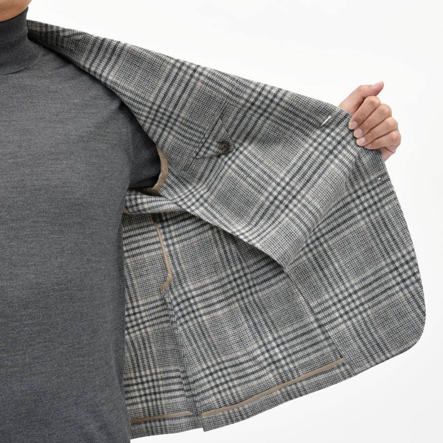 LARDINI（ラルディーニ）ROMAローマ ウールカシミアライトツィードオーバーチェック2Bジャケット CNJ6202Q/AAIF65517 17052006109の画像