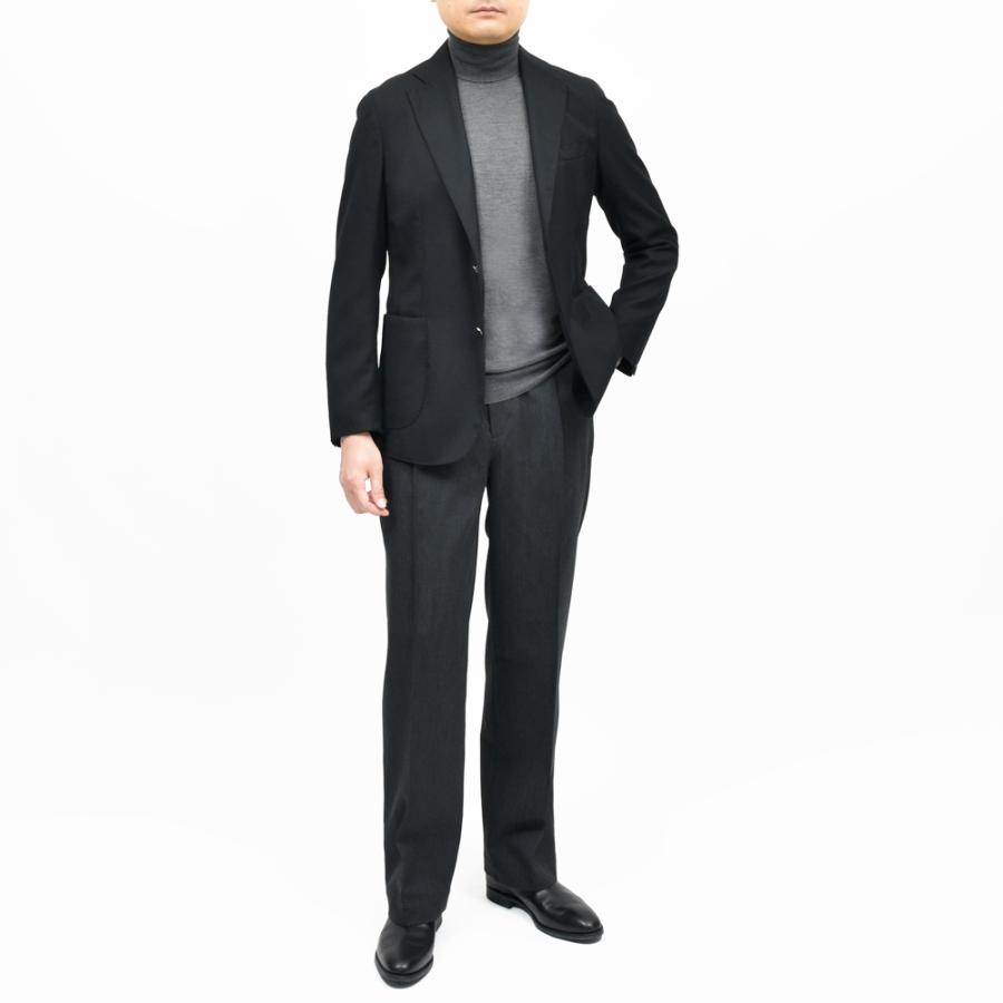 BARBA（バルバ）B ACTIVEビーアクティブ ウールホップサック2Bジャケット（メタルボタン） 487-41761 17052011052の画像