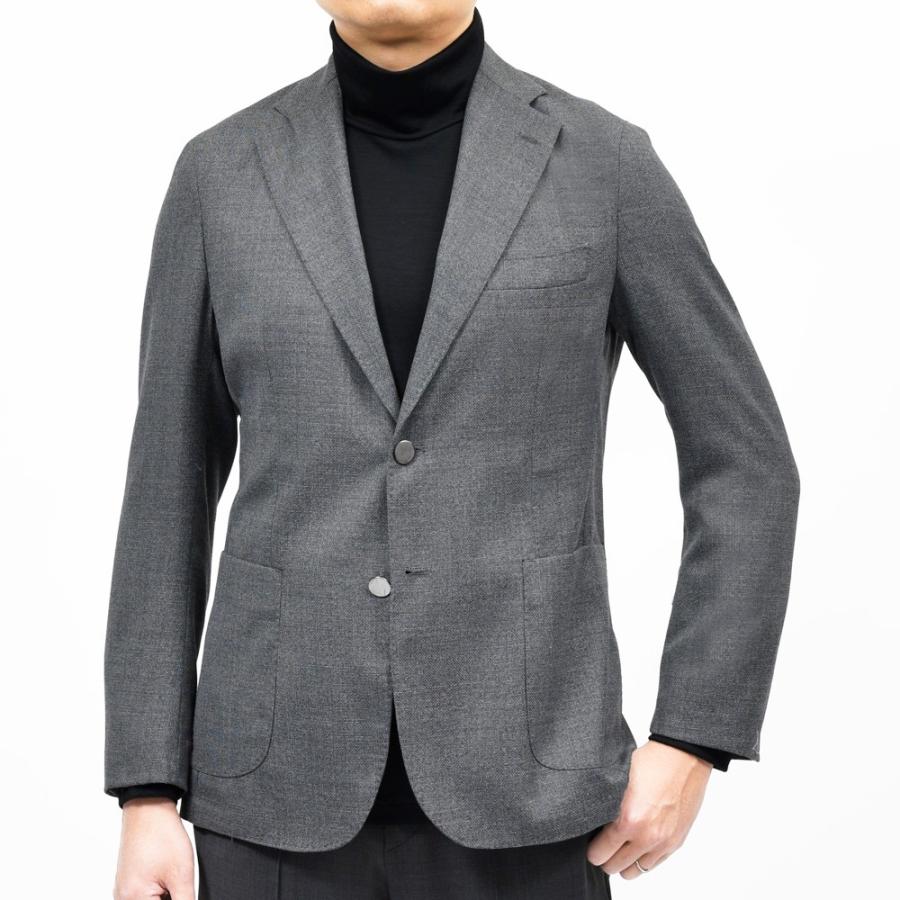 BARBA（バルバ）B ACTIVEビーアクティブ ウールホップサック2Bジャケット（メタルボタン） 487-41761 17052011052の画像