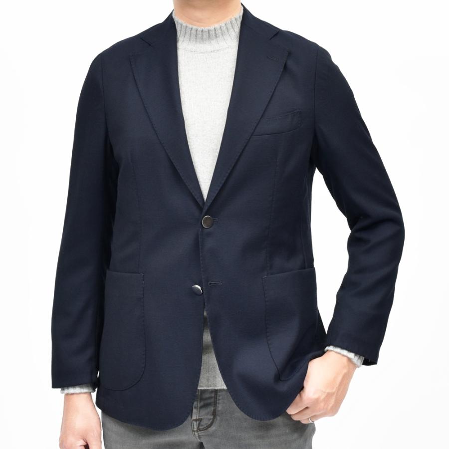 BARBA（バルバ）B ACTIVEビーアクティブ ウールホップサック2Bジャケット（メタルボタン） 487-41761 17052011052の画像