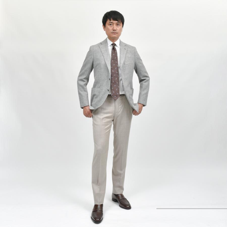 Belvest（ベルベスト）ウールカシミアヘリンボーン3Bジャケット 
