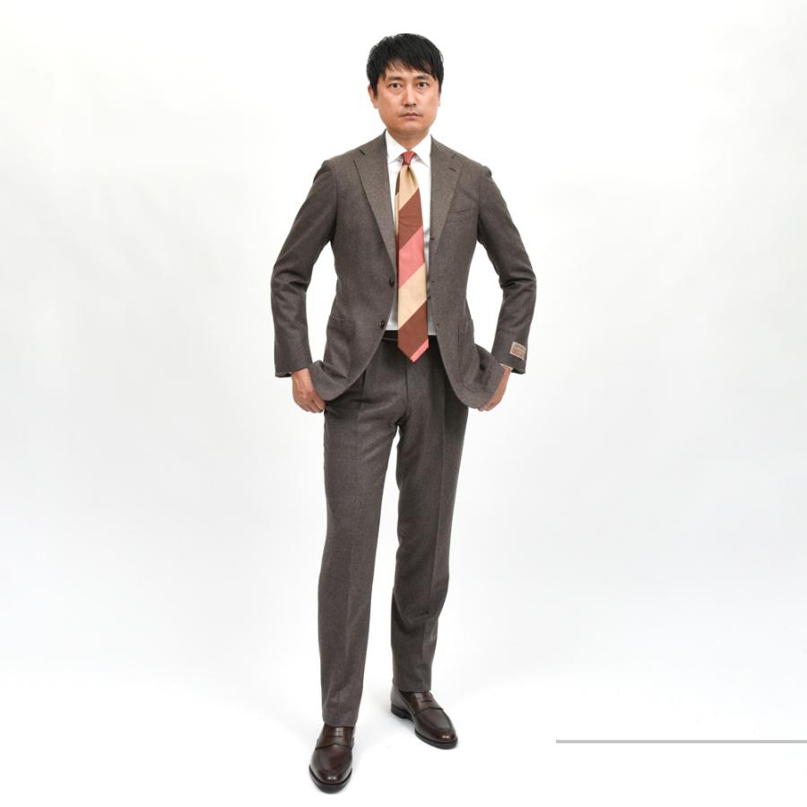 guji（グジ）ウールカシミアヘリンボーン3Bジャケット MADE BY RING JACKET / LANIFICIO ROGNA 17052201028の画像