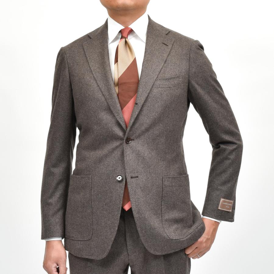 guji（グジ）ウールカシミアヘリンボーン3Bジャケット MADE BY RING JACKET / LANIFICIO ROGNA 17052201028の画像