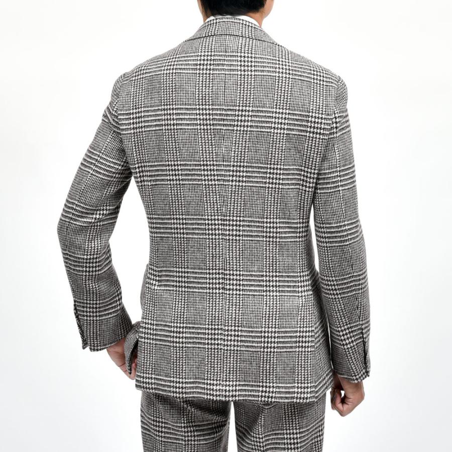 guji（グジ）ウールソフトツイードグレンチェック3Bジャケット MADE BY RING JACKET / FOX BROTHERS 17052203028の画像