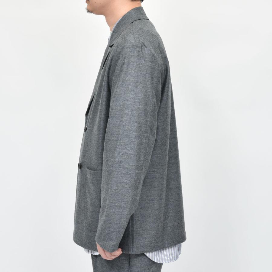 moncao（モンサオ）ウールナイロンフランネル4Bダブルジャケット M021367-W 17052401172の画像
