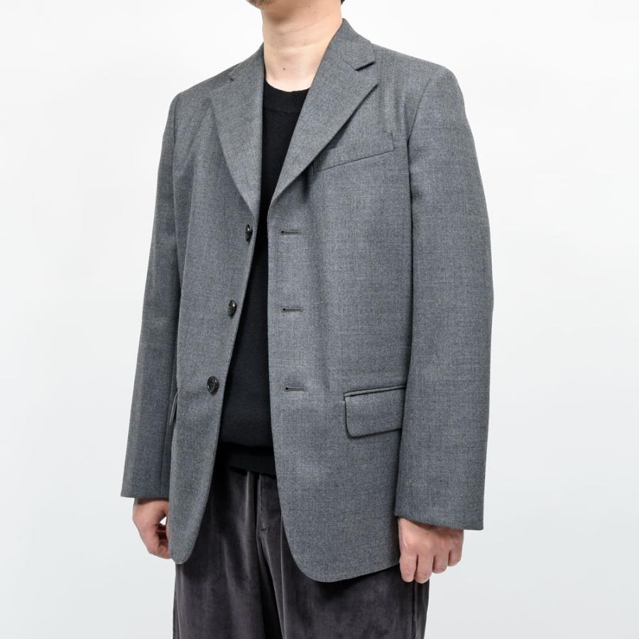 INSCRIRE(アンスクリア)ウールフラノ3Bジャケット JK50A genderless 17052700039の画像