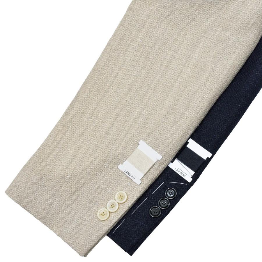 LARDINI（ラルディーニ）ROMAローマ ウールリネンホップサック2Bジャケット CNJ6202Q/PAIF66508 17061003109の画像