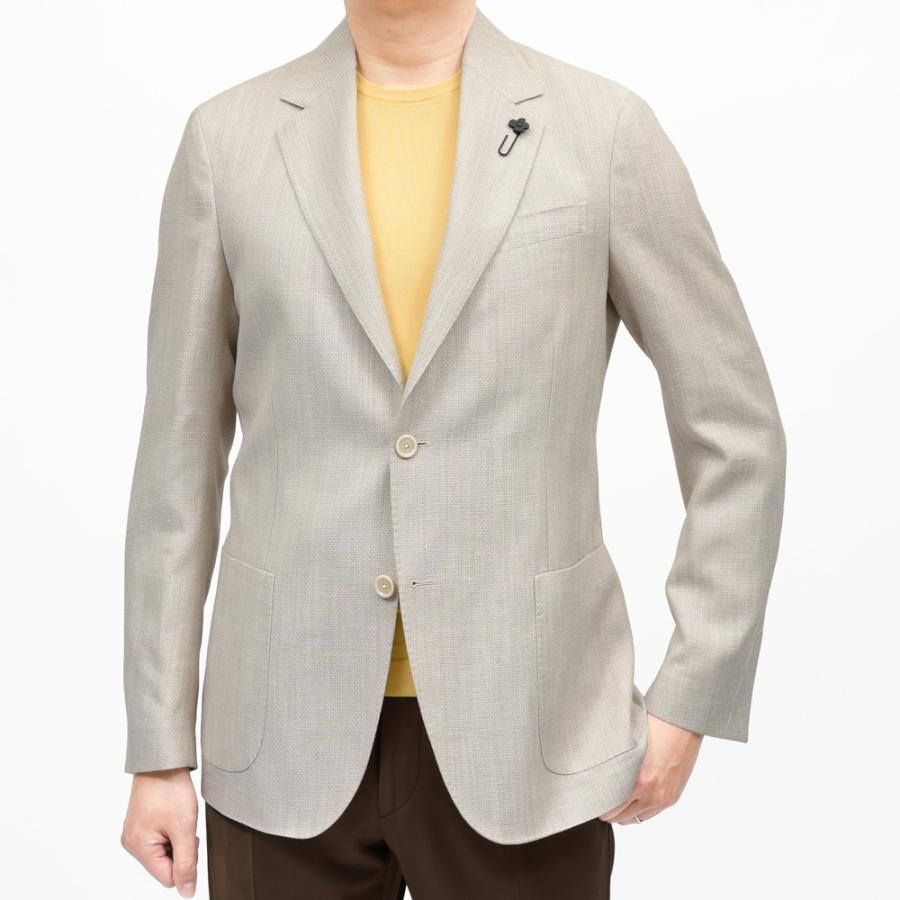 LARDINI（ラルディーニ）ROMAローマ ウールリネンホップサック2Bジャケット CNJ6202Q/PAIF66508 17061003109の画像
