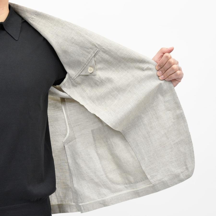 LARDINI（ラルディーニ）RIETIリエティ リネンソリッド2Bライトジャケット JD6205/PAIF66808 17061004109の画像